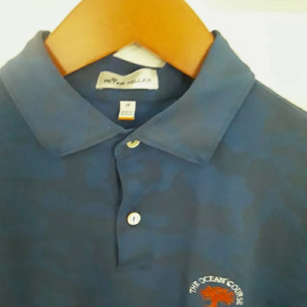 Peter Millar polo Kiawah Island Ocean Course shirt Medium